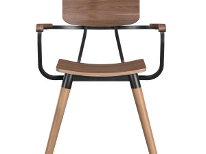 norfolk cafe armchair 3D मॉडल