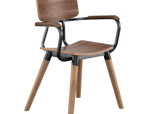 norfolk cafe armchair 3D मॉडल