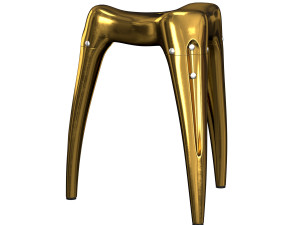 aria shiny stool Modèle 3D