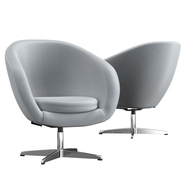 dani lounge chair Model 3D .c4d .max .obj .3ds .fbx .stl .blend 