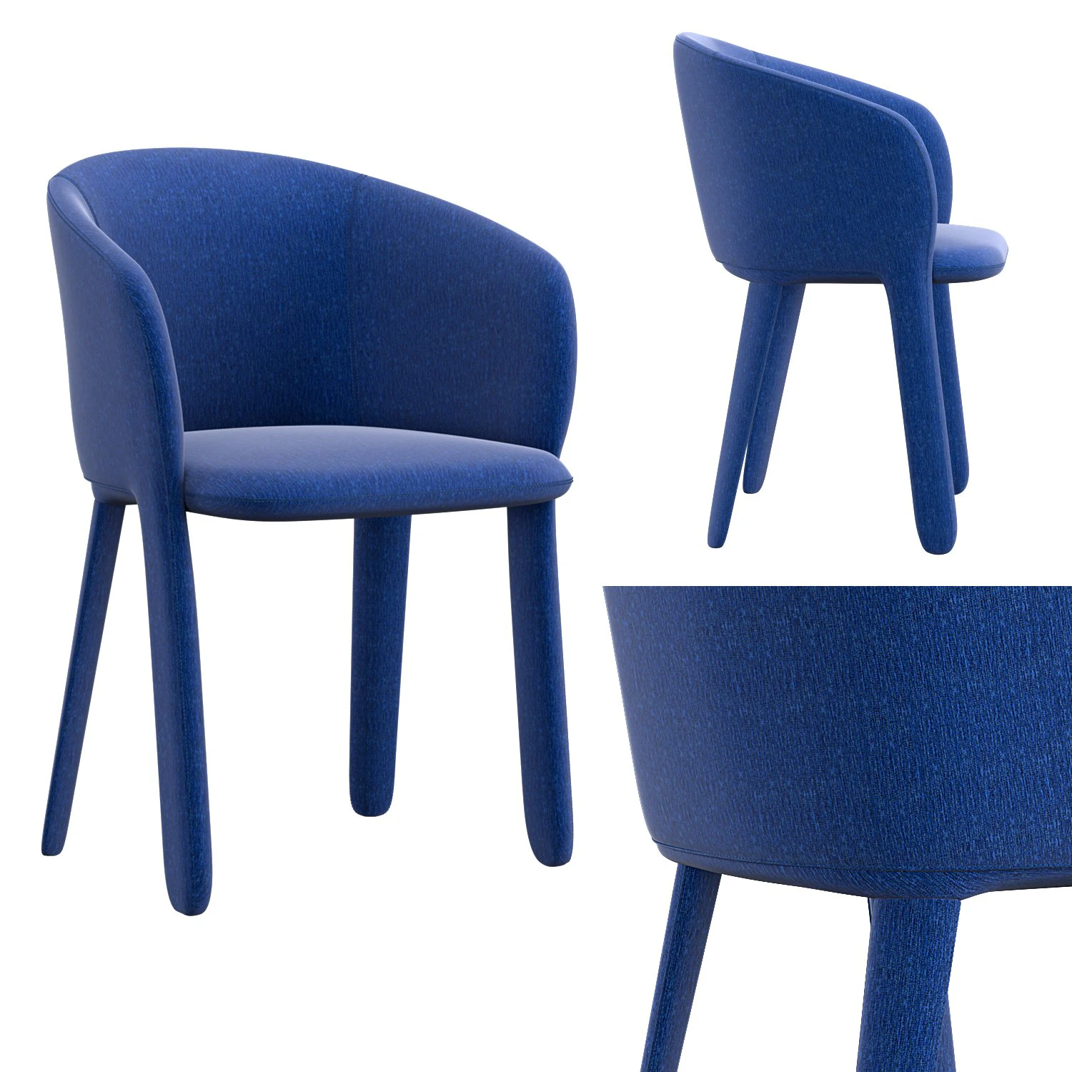 grace chair grp6 3D Model .c4d .max .obj .3ds .fbx .stl .blend 