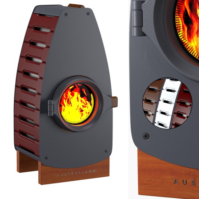 bobby fireplace 3D-Modell .c4d .max .obj .3ds .fbx .stl .blend 