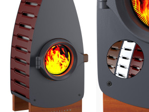 bobby fireplace 3Dモデル