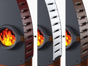 bobby fireplace 3D-Modell