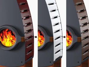 bobby fireplace 3D Model