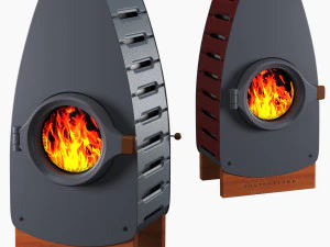 bobby fireplace 3D Model
