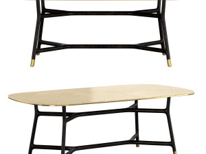tavolo joyce piano in marmo 3Dモデル