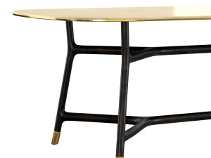 tavolo joyce piano in marmo 3Dモデル