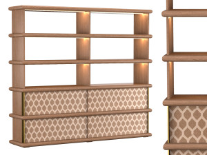bookcase 4217-16 3D Model