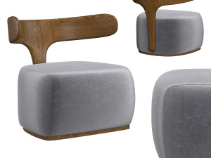 moby dick armchair Model 3D