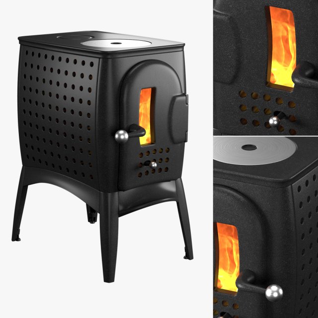 stove g1 3D Model .c4d .max .obj .3ds .fbx .stl .blend 