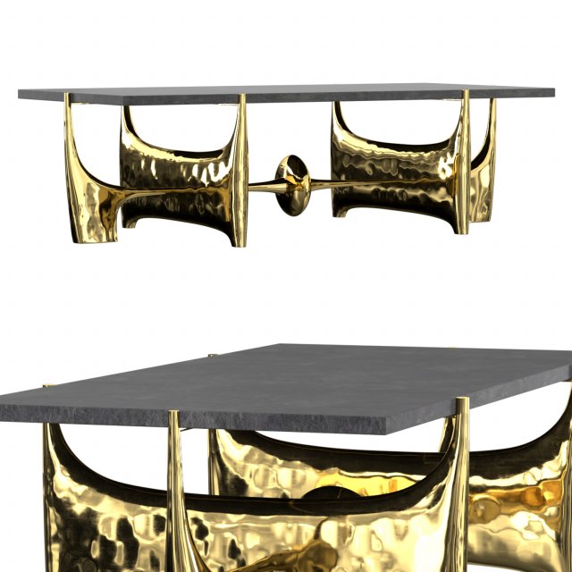 edmond de rothschild coffee table 3D 模型 .c4d .max .obj .3ds .fbx .stl .blend 