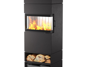 dexters3 fireplace Modelo 3D