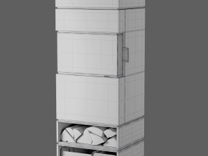 dexters3 fireplace Modelo 3D