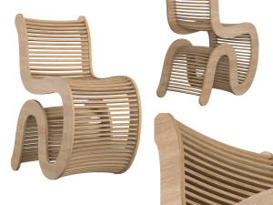spline chair 3D Model