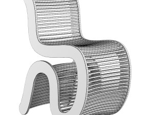 spline chair 3D मॉडल