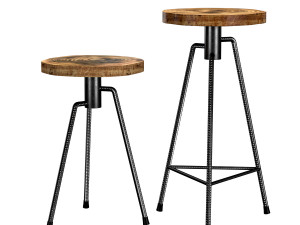 nikita barstool 3D 모델