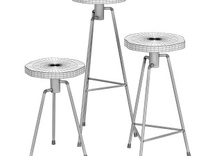 nikita barstool 3D 모델