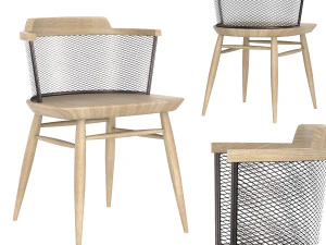 わら浴槽椅子 3Dモデル