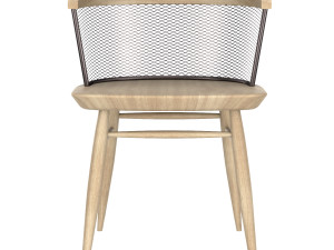 straw tub chair Model 3D