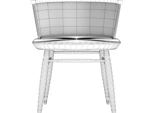 straw tub chair 3D Model