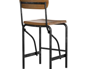 solene bar stool 3D Model