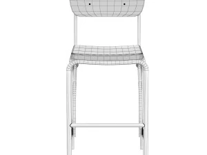 solene bar stool 3D Model