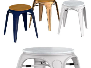 krets kopi stool 3D Model