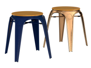 krets kopi stool 3D-Modell