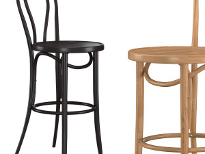 bentwood bar stool model bst-18 3D Модель