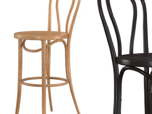 bentwood bar stool model bst-18 3D Модель