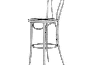 bentwood bar stool model bst-18 3D Модель