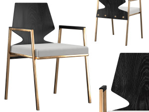 gong armchair 3D Model