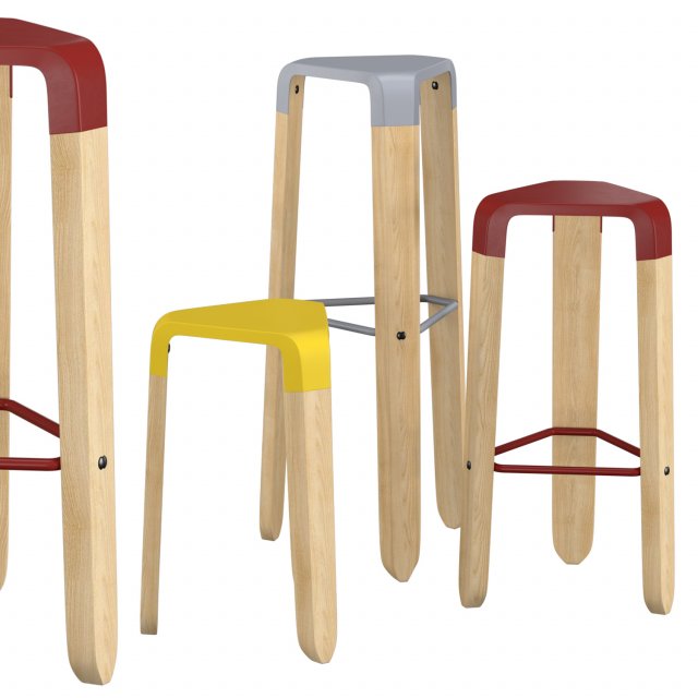 pica pau stool Model 3D .c4d .max .obj .3ds .fbx .stl .blend