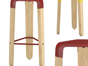 pica pau stool 3D Model