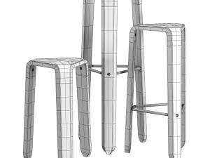 pica pau stool Model 3D