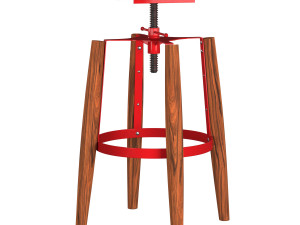 yun bar stools Model 3D