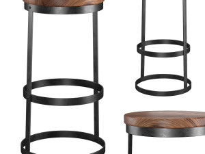 trust bar stools 3D Model