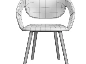 стулья с подлокотниками 3D Модель