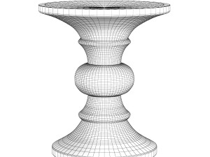 bishop ottoman fa-6012 3D Model