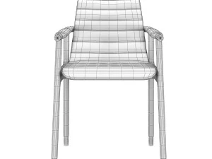 kursi berlengan joyce Model 3D