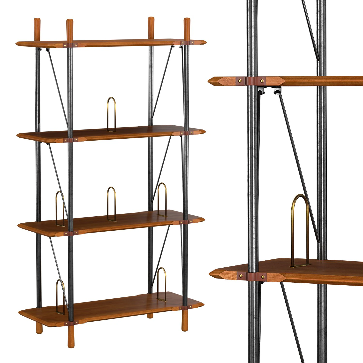 brandywine tall shelf 3D Model .c4d .max .obj .3ds .fbx .stl .blend