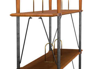 brandywine low wide shelf Model 3D
