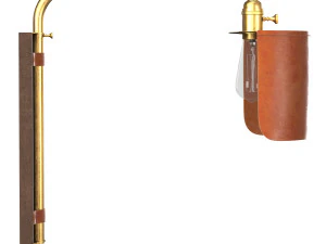 steker tempat lilin dinding ava Model 3D