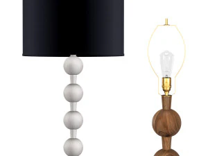 hugo barbell floor lamp 3D Model
