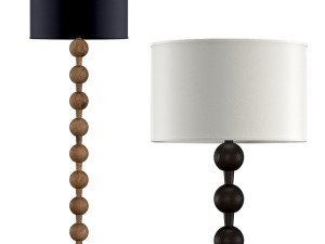 hugo barbell floor lamp 3D Модель