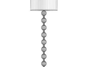 hugo barbell floor lamp 3D Model