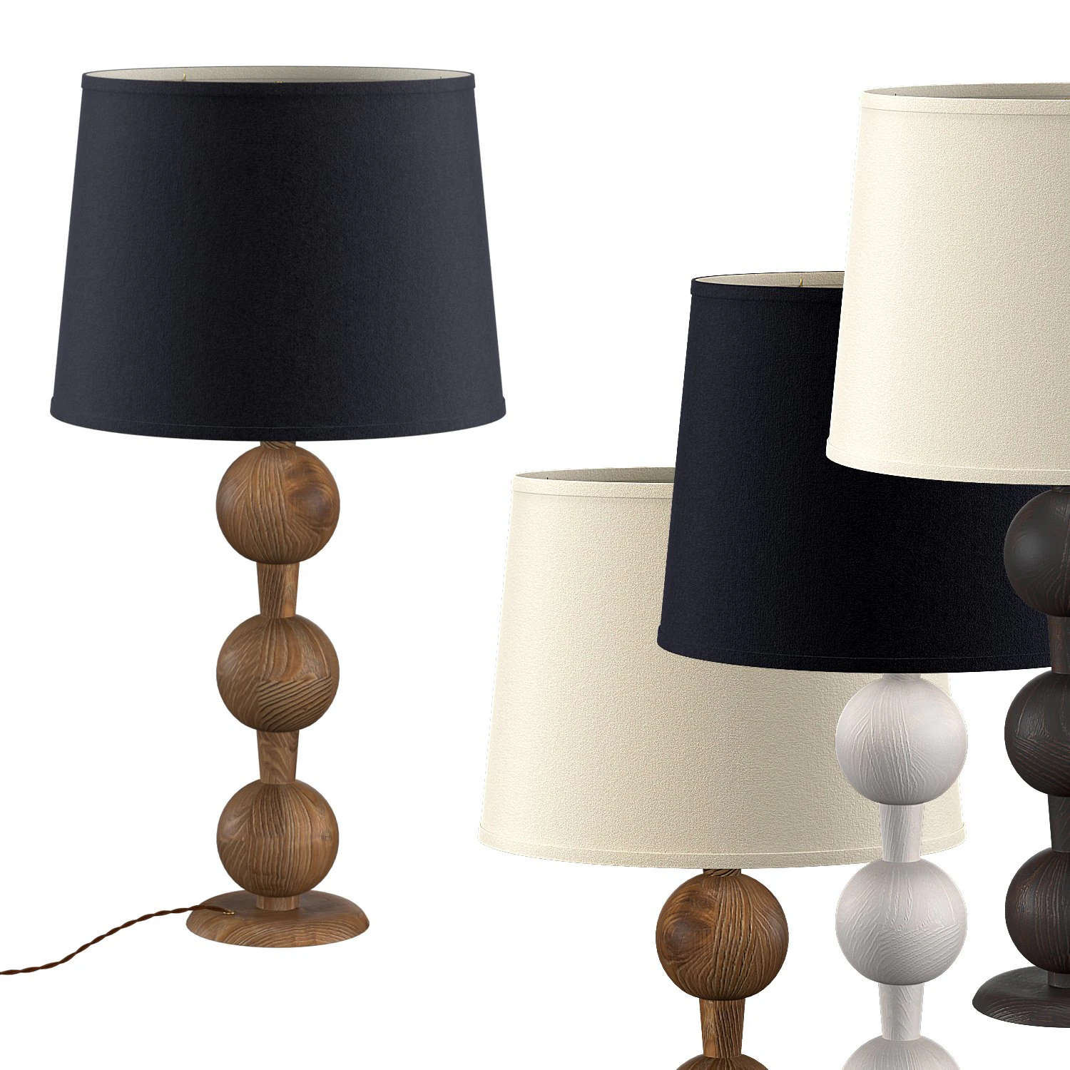 hugo barbell table lamp 3D Model .c4d .max .obj .3ds .fbx .stl .blend