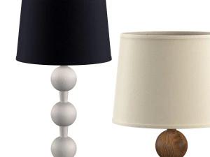 hugo barbell table lamp 3D Model