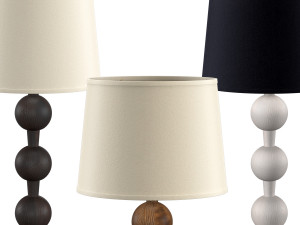 hugo barbell table lamp Model 3D